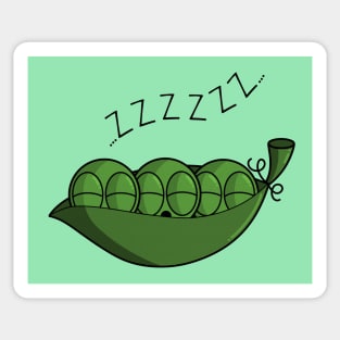 Resting Peas Sticker